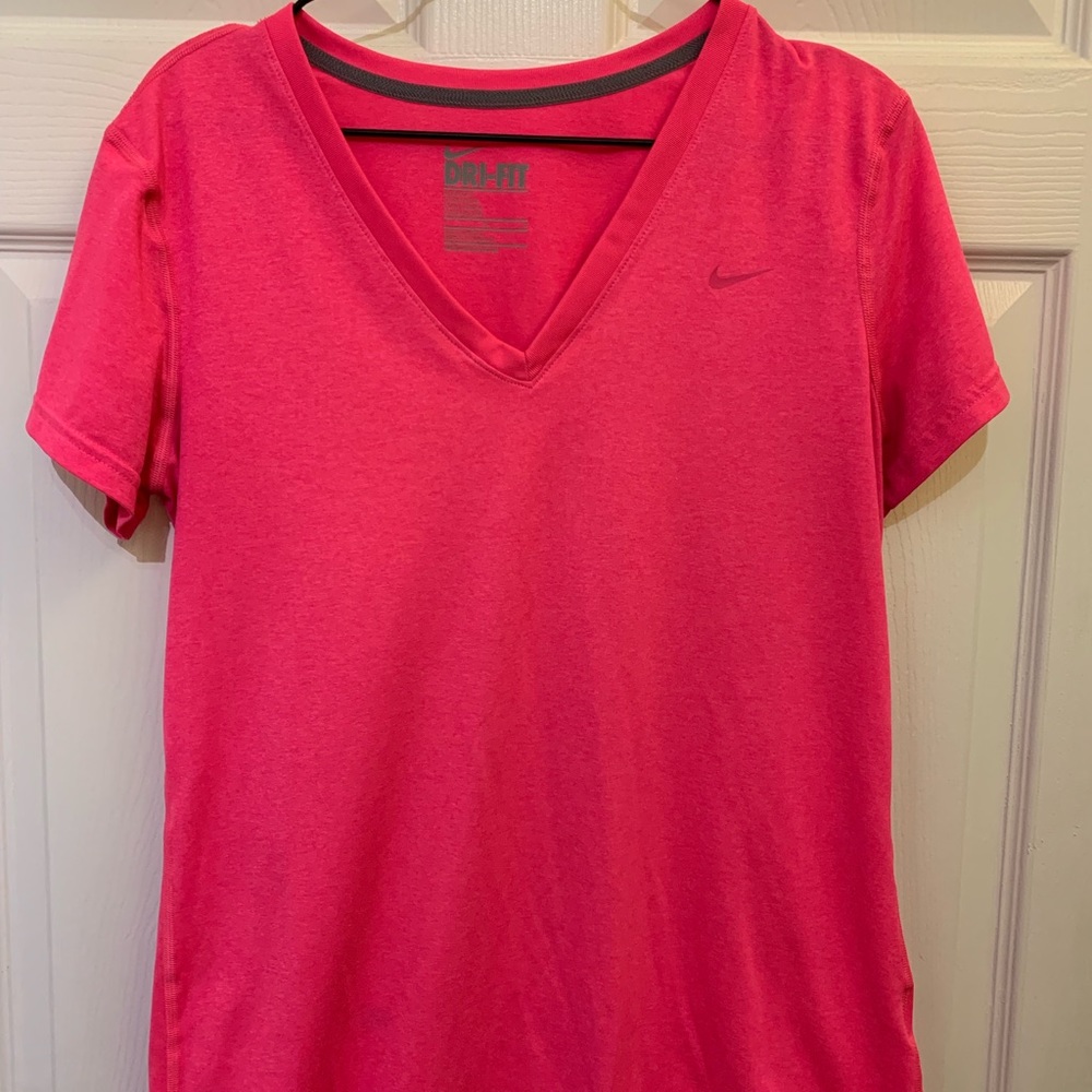 Nike Hot Pink Workout Tee